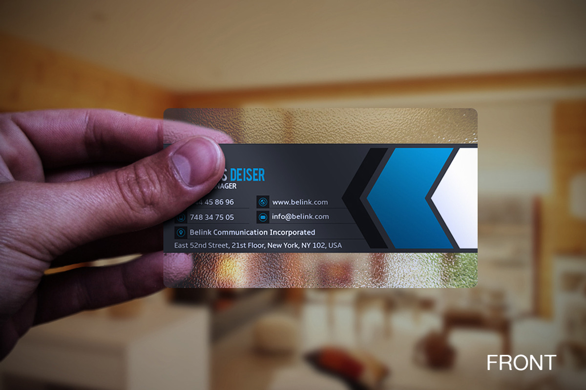 Transparent Business Card, a Business Card Template by Marvel (Photo 3 of 4)
