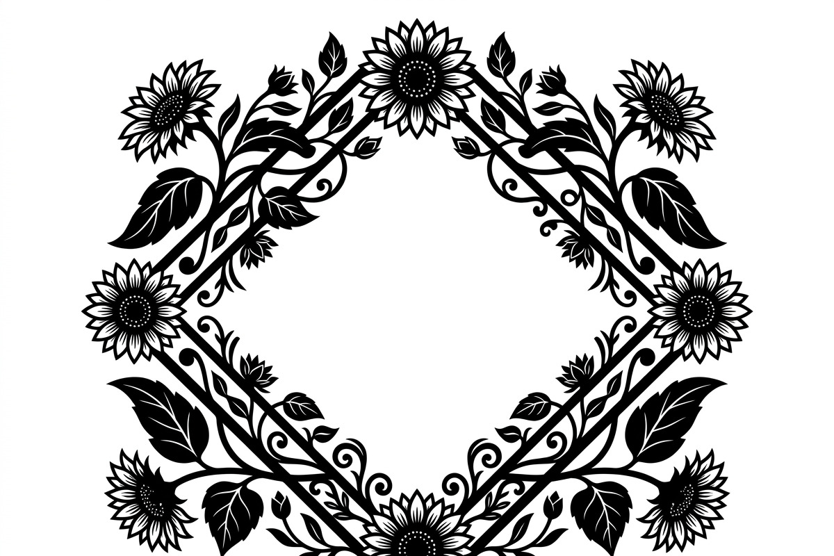 60 Romantic Diamond Wall Floral, a Decorative Illustration by Amazin_art (Photo 8 of 45)