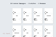 Zephyr Instagram Highlight Covers, a Pattern Graphic by Head of House (Thumbnail 3 of 5)