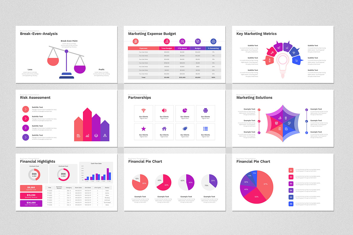 Marketing Plan PowerPoint Template, a Presentation Template by Design Vault (Photo 12 of 15)