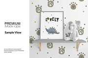 Nursery Wall & Frame Mockups, a Product Mockup by mock-ups (Thumbnail 10 of 12)