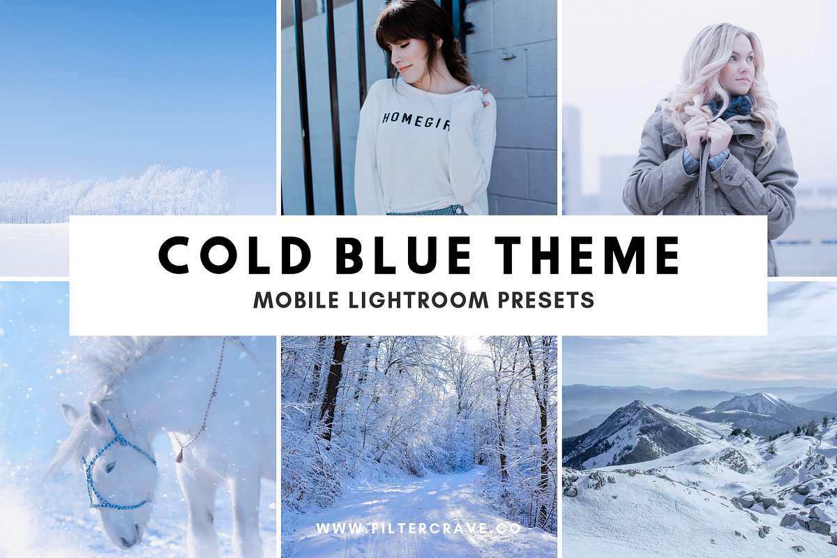 Cold Blue Lightroom Presets Theme