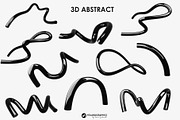 Neo Forms Abstract 3D Elements, a Graphic by Youandigraphics (Thumbnail 10 of 15)