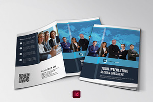 Corporate Business Bifold Brochure, a Brochure Template by Template Shop