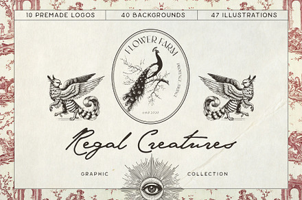 Regal Creatures. Art & Textures, an Object Graphic by Purple