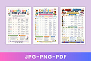 KDP Book Size & Formatting Workbook, a Stationery Template by Designmela01 (Thumbnail 2 of 6)