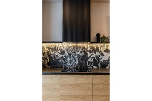 Modern kitchen detail with marble, an Architecture Photo by wip3out