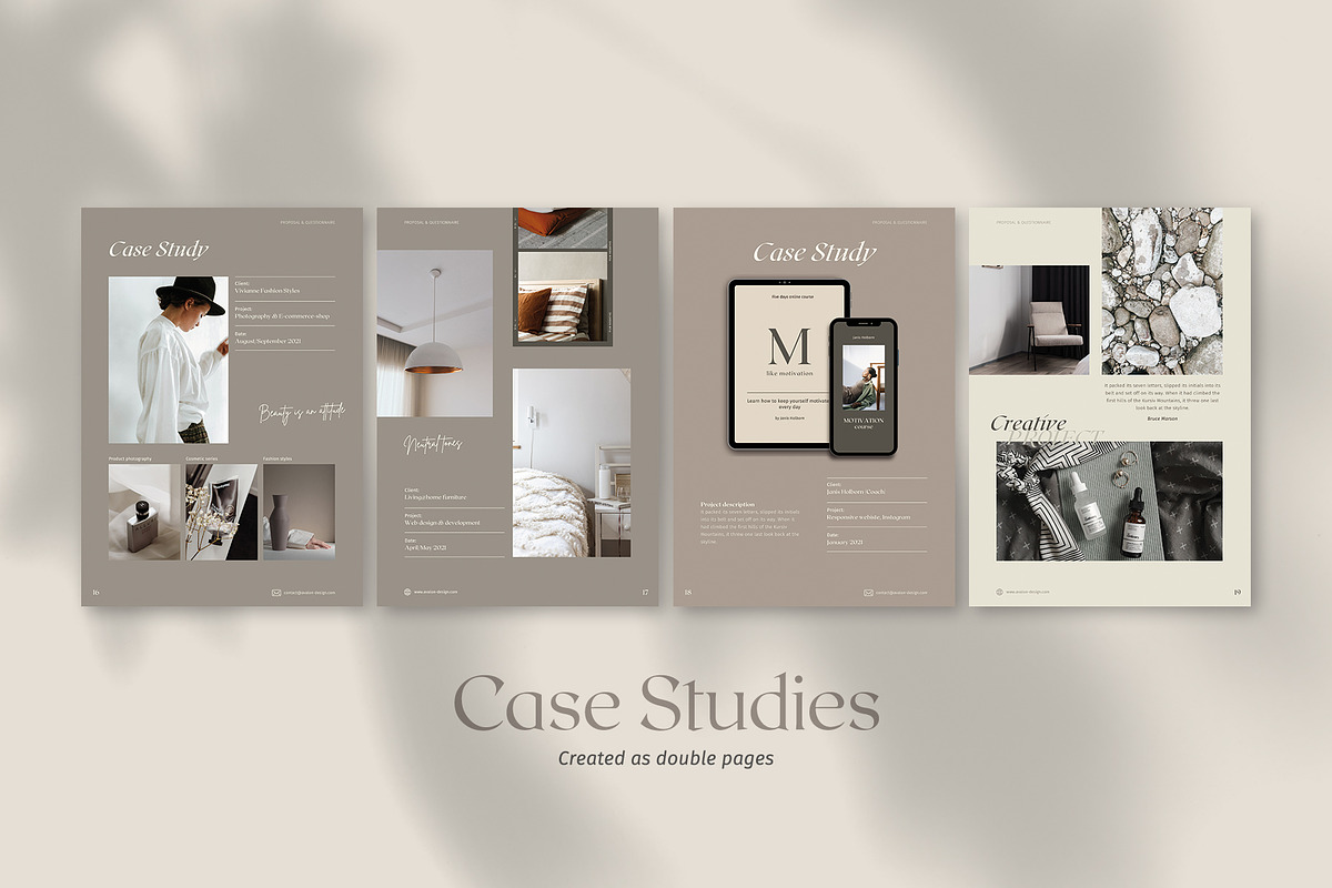 Proposal & Questionnaire for CANVA, a Brochure Template by Imagination Area (Photo 13 of 18)