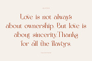 Youkiss Elegant Serif, a Serif Font by Cruzine (Thumbnail 2 of 8)