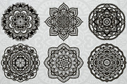 Mandalas set, a Decorative Illustration by Krolja (Thumbnail 5 of 9)