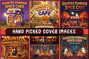 Haunted Pumpkin Spice Cafe, a Decorative Illustration by Ink Gallery (Thumbnail 3 of 4)