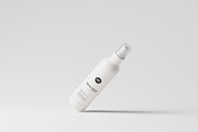 White Plastic Spray Bottle Mockups, a Packaging Mockup by MockupFree.Net (Thumbnail 4 of 7)