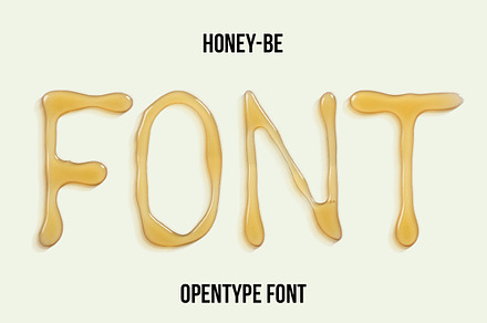 Honey-Be Font, a Symbol Font by Handmadefont