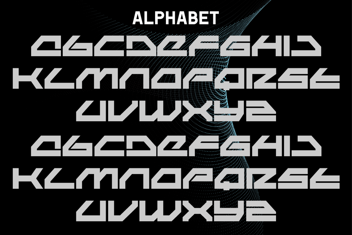 Makqu - Futuristic Font, a Sans Serif Font by MaikoHatta (Photo 3 of 6)