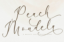 Peach Mondela Beauty Calligraphy