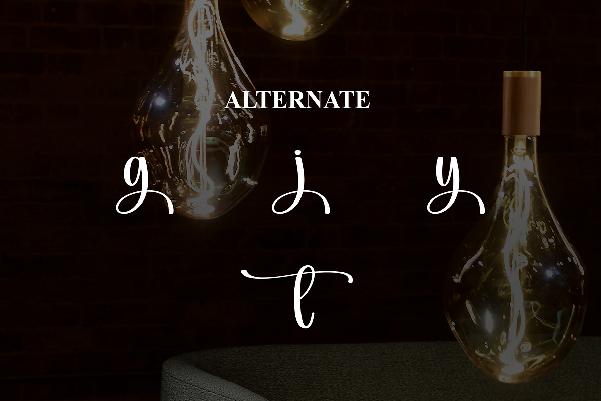 Lighting | Script Font, a Handwritten Font by Scratchones (Photo 8 of 9)