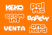 Osora | Bold Bubble Font, a Sans Serif Font by Koplexs Studio (Thumbnail 3 of 10)