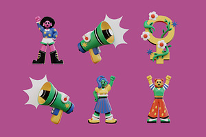 Woman Equality 3D Illustration, an Object Illustration by graphicook