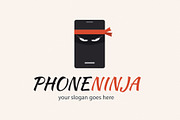 Phone Ninja Logo, a Branding & Logo Template by Sargatal (Thumbnail 2 of 4)