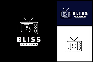 B letter retro tv logo, a Branding & Logo Template by Atlantis X Nurman Arbai