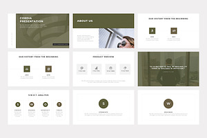 Cordia Minimal Keynote Template