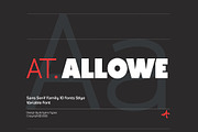 At. Allowe - Sans Serif Family, a Sans Serif Font by Ardyanatypes (Thumbnail 1 of 12)