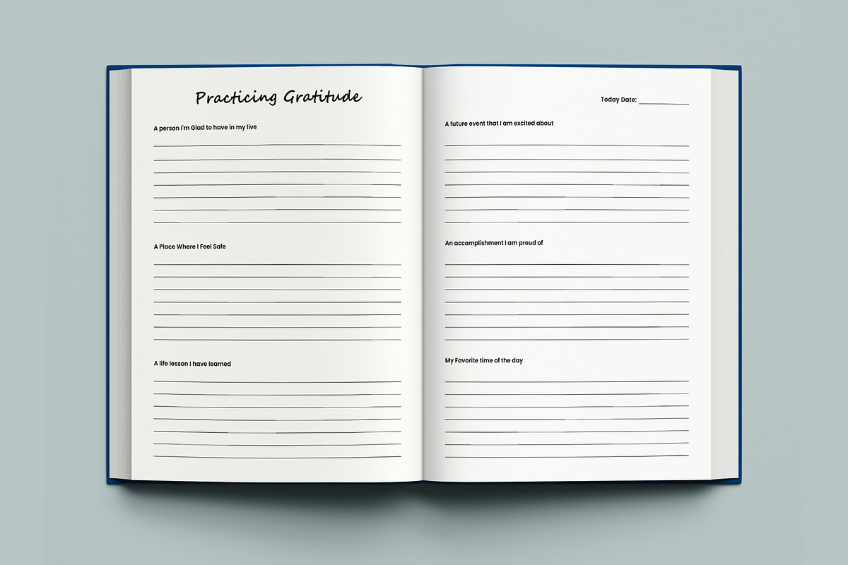 Gratitude & Prayer Journal Canva, a Stationery Template by Mustafiz (Photo 7 of 11)