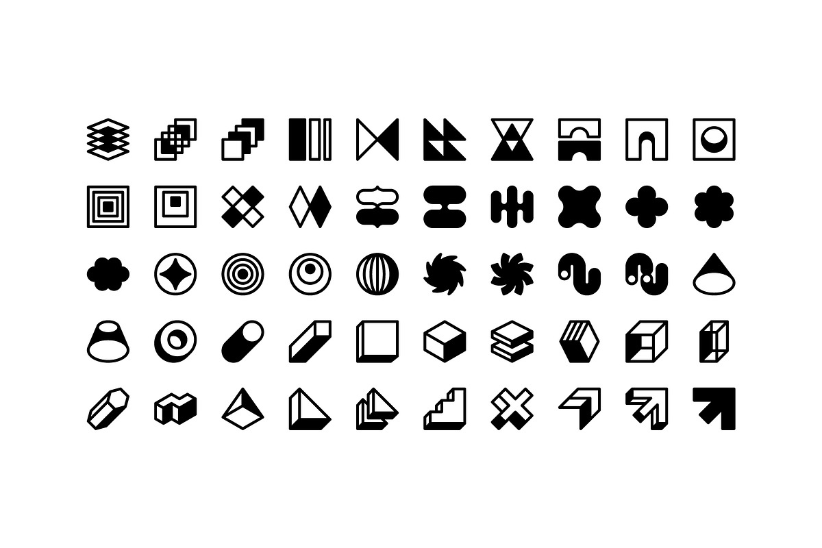 100 Neubrutalism Icons, an Outline Icon by Side Project (Photo 5 of 10)