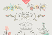 Fairytale Wedding floral collection, an Illustration by Lisa Glanz (Thumbnail 3 of 5)