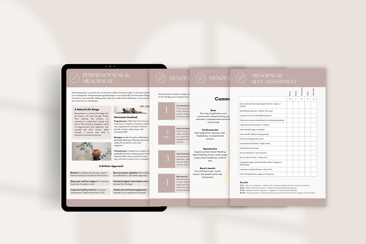 Menopause Canva Template Bundle, a Social Media Template by Naturopath Hub (Photo 10 of 10)
