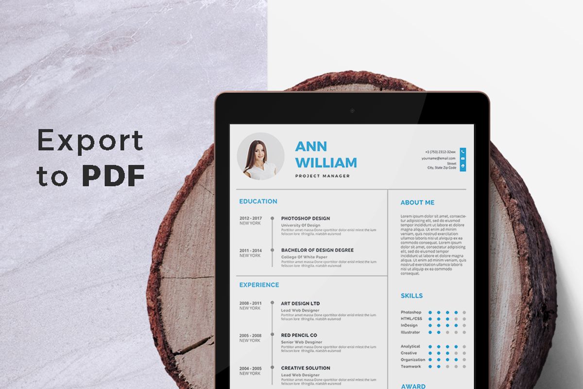 Cover Letter & Resume Template, a Resume Template by Hito Graphic (Photo 7 of 8)