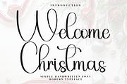 Welcome Christmas, a Handwritten Font by InermediaSTUDIO (Thumbnail 3 of 7)