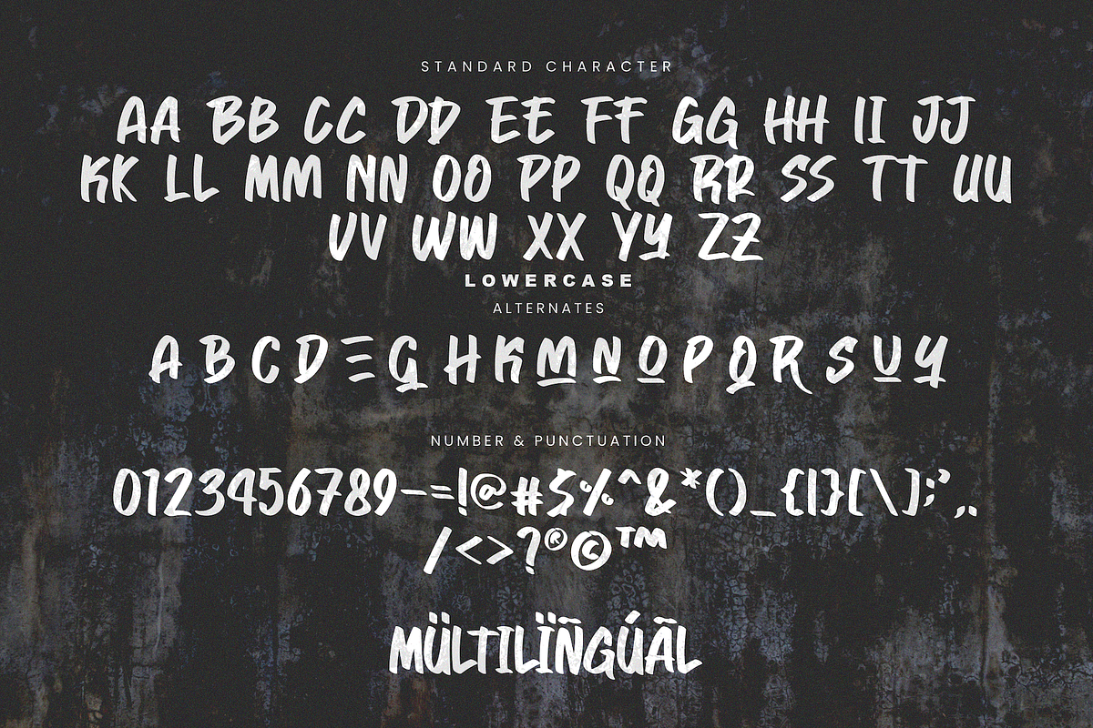 Gravity Harmony, a Handwritten Font by themewarrior (Photo 6 of 10)