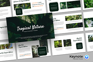 Tropical Nature - Keynote Template, a Presentation Template by QR Design Studio