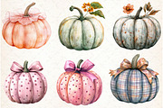 Coquette Pumpkin Clipart, an Illustration by Libby Wishes (Thumbnail 4 of 7)