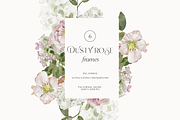 Dusty Rose fall watercolor flowers, a Decorative Illustration by Grace Noboa Illustrations (Thumbnail 8 of 10)