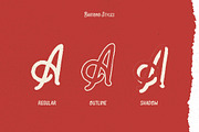 Bartond Typeface - On Sale!, a Handwritten Font by Wortfice (Thumbnail 2 of 9)