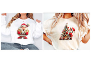 Quirky Busy Santa Clipart, an Illustration by Designworld (Thumbnail 2 of 6)