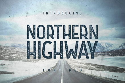 Northern Highway - Font Duo, a Font by Roman Paslavsky