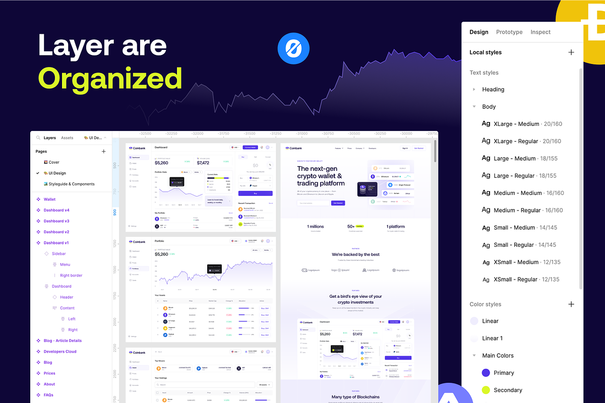 Coinbank - Crypto Trading Platform, an UI Kit Template by dhuhacreative (Photo 6 of 8)