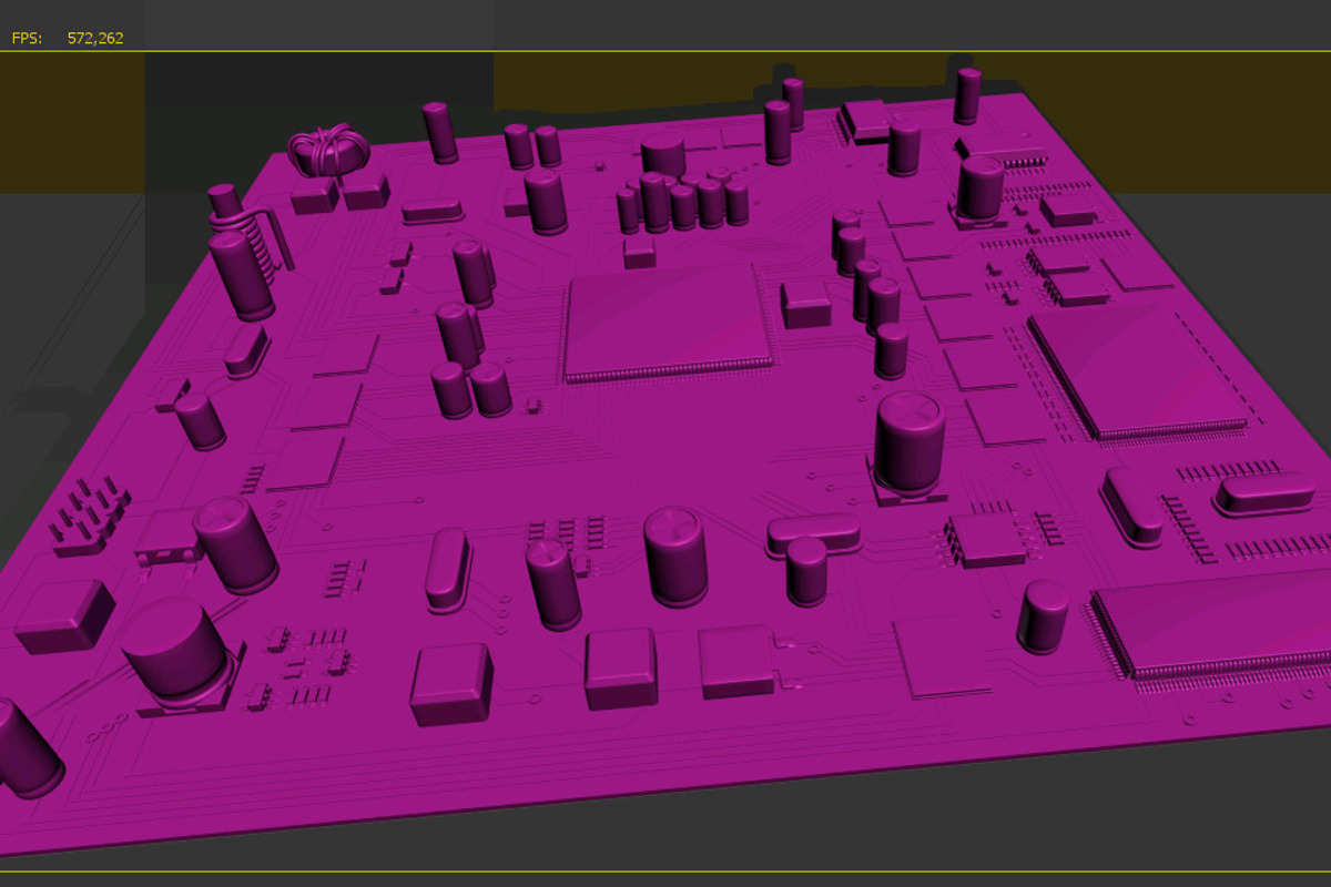 Motherboard Plate Vray, an Object 3D Model by konstantin.ermolaev (Photo 6 of 6)
