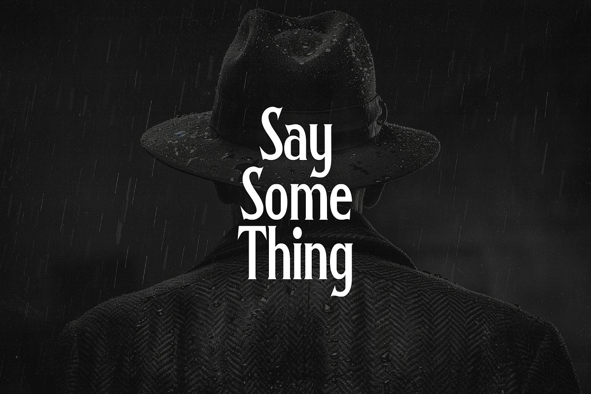 Shadow Noir Typeface, a Serif Font by HipFonts (Photo 6 of 8)