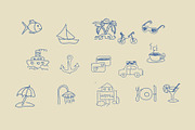 Collection of Vector Travel Icons, an Outline Icon by Arevka (Thumbnail 3 of 4)