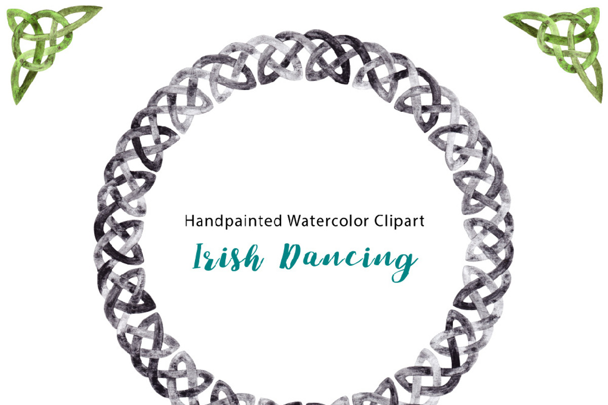 Irish Dancing Watercolor Graphics, an Illustration by LittleAcornGraphics (Photo 6 of 9)