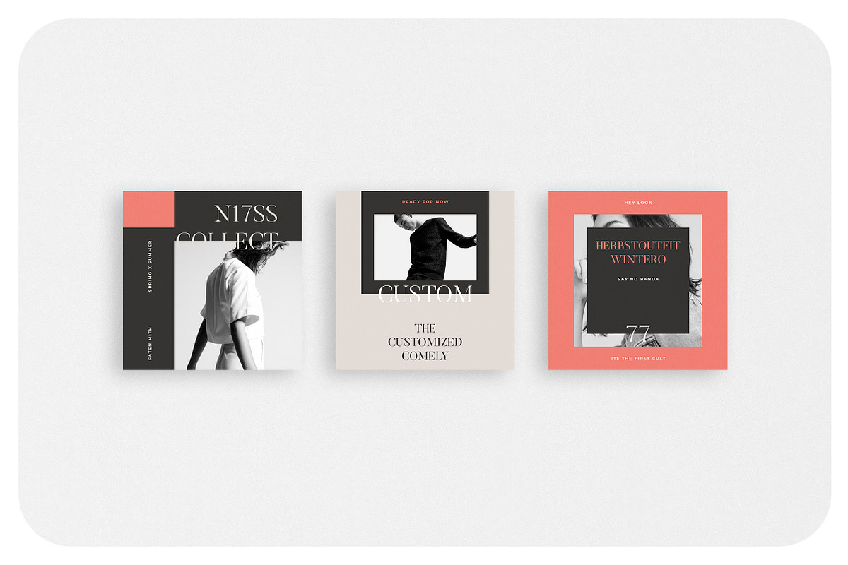 LAUREN Instagram Feed, a Social Media Template by Aprilea (Photo 2 of 7)