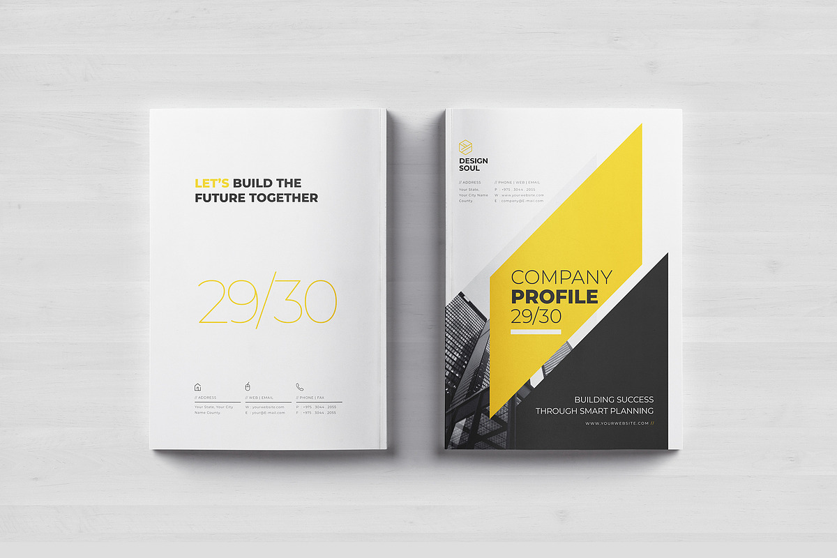 Company Profile Template, a Brochure Template by Designsoul14 (Photo 10 of 10)