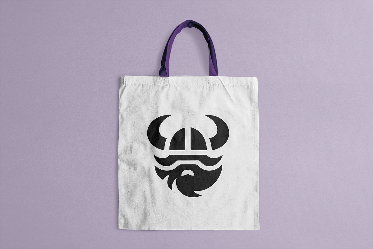 Viking Logo Black And White Design, a Branding & Logo Template by Vectorium Studio (Photo 2 of 2)