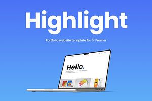 Highlight Framer Portfolio Website