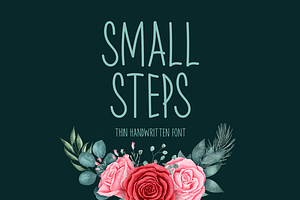 Small Steps Typeface