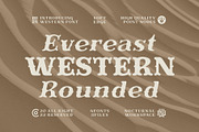 Evereast Western Rounded, a Serif Font by Nocturnal Workspace (Thumbnail 1 of 9)